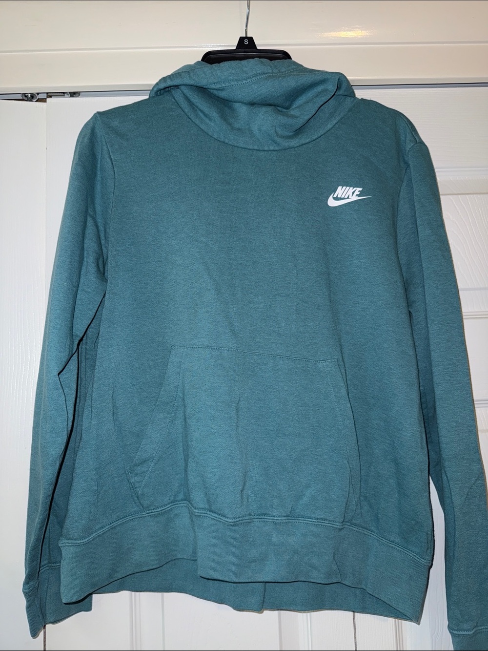 Women’s Nike Cowl Neck Hoodie Sweatshirt Teal